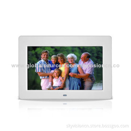 Wi-Fi digital photo frame with RJ45, high resolution, wall mountableNew